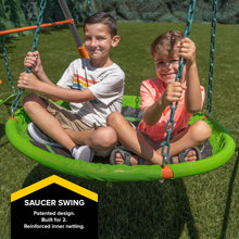Load image into Gallery viewer, Jungle Warrior Big Cat Metal Swing Set